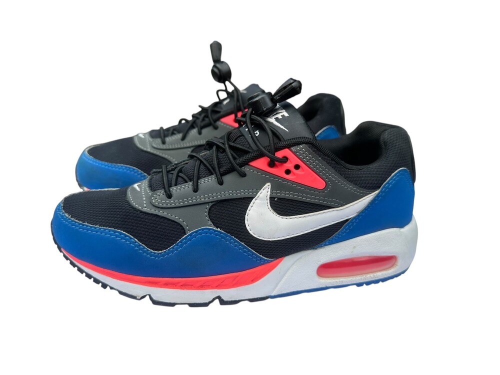 Nike Air Max 93 Sneakers Size 7W Black Blue Grey Synthetic Leather